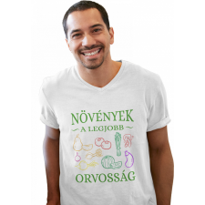  Növények a legjobb orvosság - Férfi V Nyakú Póló férfi póló