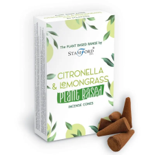  Növényi Alapú Füstölőkúpok - Citronella és Citromfű füstölő