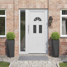  Növénytartó 2 pcs Fekete 30 x 30 x 75 cm Acél kerti tárolás