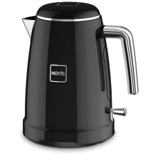 Novis Kettle K1, fekete vízforraló és teáskanna