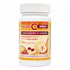 Novo C Plus Liposzómális C-vitamin lágykapszula csipkebogyó kivonattal 30 db vitamin és táplálékkiegészítő