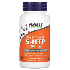 Now 5-HTP, 200 mg, dupla erősségű, 60 db, Now Foods gyógyhatású készítmény