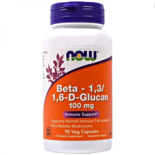  NOW BETA 1,3/L6D GLUCAN KAPSZULA 100MG 90 DB vitamin és táplálékkiegészítő