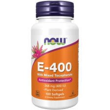  Now e-vitamin 400ne természetes kevert tokoferolokkal lágykapszula 100 db vitamin és táplálékkiegészítő