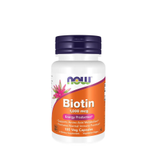 Now Foods Biotin 1000mcg 100 vegán kapszula vitamin és táplálékkiegészítő