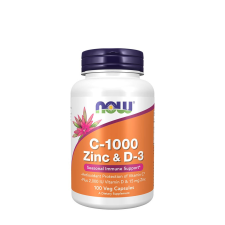 Now Foods C-1000 Zinc &amp; D-3 (100 Veg Kapszula) vitamin és táplálékkiegészítő