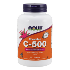Now Foods C-vitamin 500mg erdei gyümölcsös 100 kapszula vitamin és táplálékkiegészítő