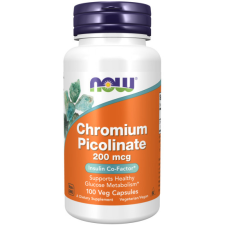 Now Foods Chromium Picolinate 200 mcg Króm 100 kapszula Now Foods vitamin és táplálékkiegészítő
