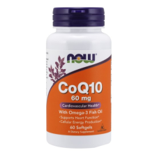 Now Foods CoQ10 60 mg 60 softgel vitamin és táplálékkiegészítő