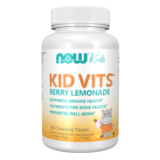 Now Foods Kid Vits™ Berry Limonádé 120 rágótabletta vitamin és táplálékkiegészítő