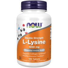Now Foods L-Lysine 1000 mg Lizin 100 tabletta Now Foods vitamin és táplálékkiegészítő