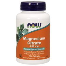 Now Foods Magnesium citrat 200 mg 100 tabletta vitamin és táplálékkiegészítő