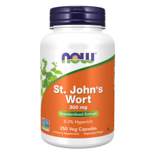 Now Foods MOST St. orbáncfű, 300 mg, 250 gyógynövény kapszula vitamin és táplálékkiegészítő