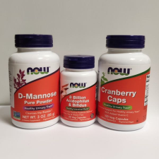Now Foods NOW Felfázás csomag por (D mannose, Vörös áfonya, probiotikum) vitamin és táplálékkiegészítő