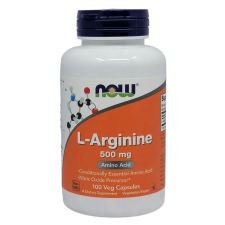 Now Foods Now L-arginine 500mg kapszula 100db vitamin és táplálékkiegészítő