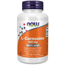 Now Foods NOW L-karnozin, 500 mg, 100 növényi kapszulában vitamin és táplálékkiegészítő