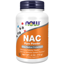 Now Foods NOW NAC por (N-acetil-L-cisztein), por vitamin és táplálékkiegészítő