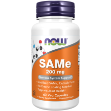 Now Foods NOW SAME (S-adenozil-metionin), 200 mg, 60 növényi kapszula vitamin és táplálékkiegészítő