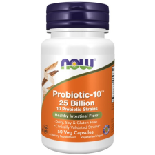 Now Foods Probiotic 10-25 Billion probiotikum 50 vegkapszula Now Foods vitamin és táplálékkiegészítő