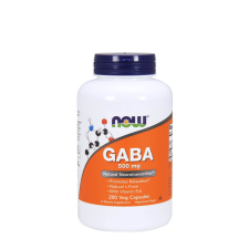 Now GABA, B6 vitaminnal, 500 mg, 200 db, Now Foods vitamin és táplálékkiegészítő