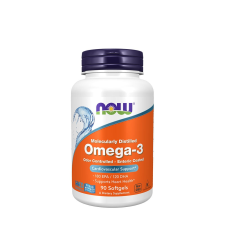 Now Omega-3 Halolaj lágykapszula (Enteric Coated) (90 Lágykapszula) vitamin és táplálékkiegészítő