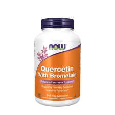 Now Quercetin kapszula Bromelainnal (240 Veg Kapszula) vitamin és táplálékkiegészítő