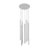 Nowodvorski LASER 8918 Nowodvorski mennyezeti lámpa fehér 7xD9 függő acél ⌀30 cm minimalista