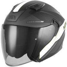 Nox N130 EKTO 2026 Bukósisak, matt fekete/ fehér, méret L bukósisak