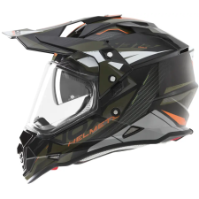 Nox N312 TRACK 2026 Bukósisak, khaki/ narancsszín, méret L bukósisak