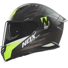 Nox N401 Crower zárt bukósisak matt fekete-fluo sárga bukósisak