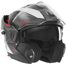 NOX PREMIUM SPINNER 2026 sisak, fekete-fehér-piros - S bukósisak