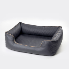 NRDOGS Lux Grey Kutyafekhely + Ajándék Kutyatakaró XL 106x82 cm szállítóbox, fekhely kutyáknak