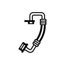 NRF kis-/nagynyomású cső, klímaberendezés NRF 400015 autóalkatrész