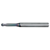 NS Tool 1mm l20 L50 D6 gömbvégű 2 élű maró 65HRC-ig MRBH230 - NS Tool Japan