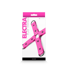 Ns Toys Electra - Hog Tie - rózaszín kötöző, erotikus játék bilincs, kötöző