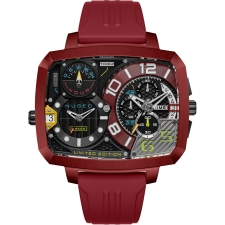 Nubeo NB-6084-02 Mens Watch Odyssey Triple Time-Zone Limited 58mm 5ATM, karóra