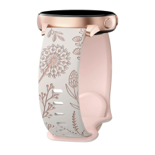 NUBO Amazfit 20mm lézergravírozott szilikon pótszíj okosóra kellék