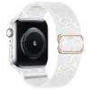 NUBO Apple Watch elasztikus szövet szíj – fehér – 38/40/41mm (Series 1-11)