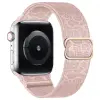 NUBO Apple Watch elasztikus szövet szíj – rózsahomok – 42/44/45/46mm (Series 1-11)