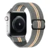 NUBO Apple Watch elasztikus szövet szíj – szürke – 42/44/45/46mm (Series 1-11)