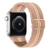 NUBO Apple Watch elasztikus szövet szíj – világosbarna – 42/44/45/46mm (Series 1-11)