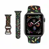 NUBO Apple Watch kompatibilis szilikon pótszíj - fekete - 42/44/45/46mm