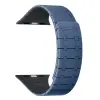 NUBO Apple Watch mágneses szilikon szíj - kék - 42/44/45/46mm