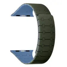 NUBO Apple Watch mágneses szilikon szíj - zöld - 38/40/41mm okosóra kellék