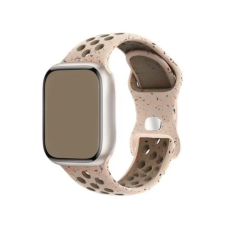 NUBO Apple Watch sport szilikon szíj - homokkő - 38/40/41mm okosóra kellék