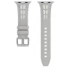 NUBO Apple Watch szilikon szíj - világosszürke - 42/44/45/46mm