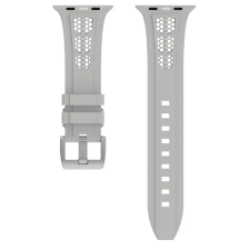 NUBO Apple Watch szilikon szíj - világosszürke - 42/44/45/46mm okosóra kellék
