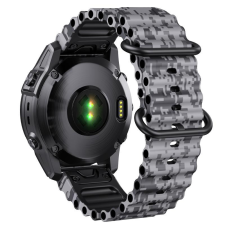 NUBO Garmin kompatibilis QuickFit 22mm szilikon okosóra pótszíj okosóra kellék