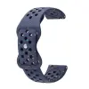 NUBO Garmin kompatibilis szilikon óraszíj (22 mm) – Kék (Quick Release)