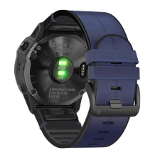 NUBO Garmin QuickFit 22mm vegán bőr óraszíj szilikon belső oldallal okosóra kellék